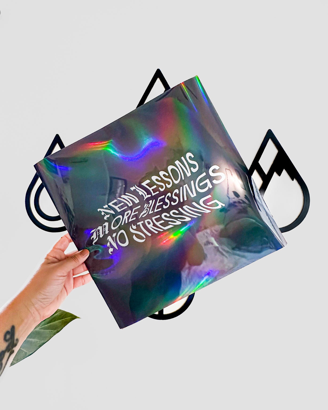 NEW LESSONS: 12x12 Holographic Print